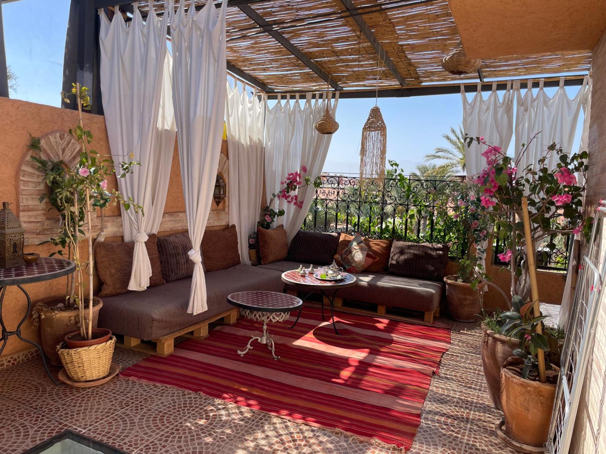 Riad Palmier Fleuri Marrakesh Ngoại thất bức ảnh