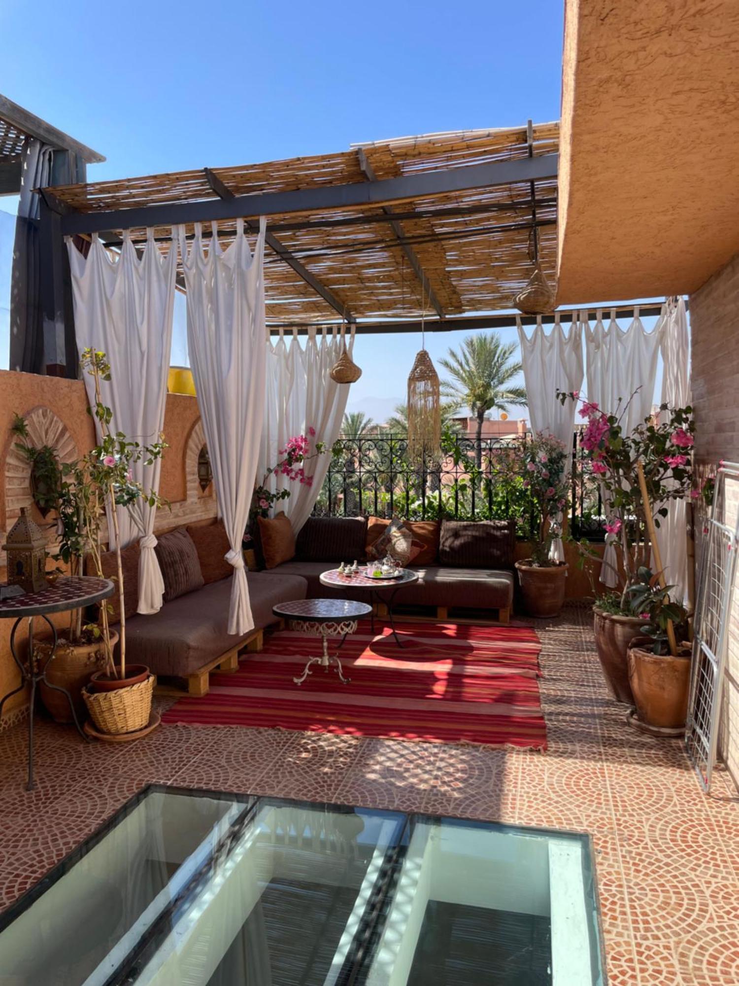 Riad Palmier Fleuri Marrakesh Ngoại thất bức ảnh