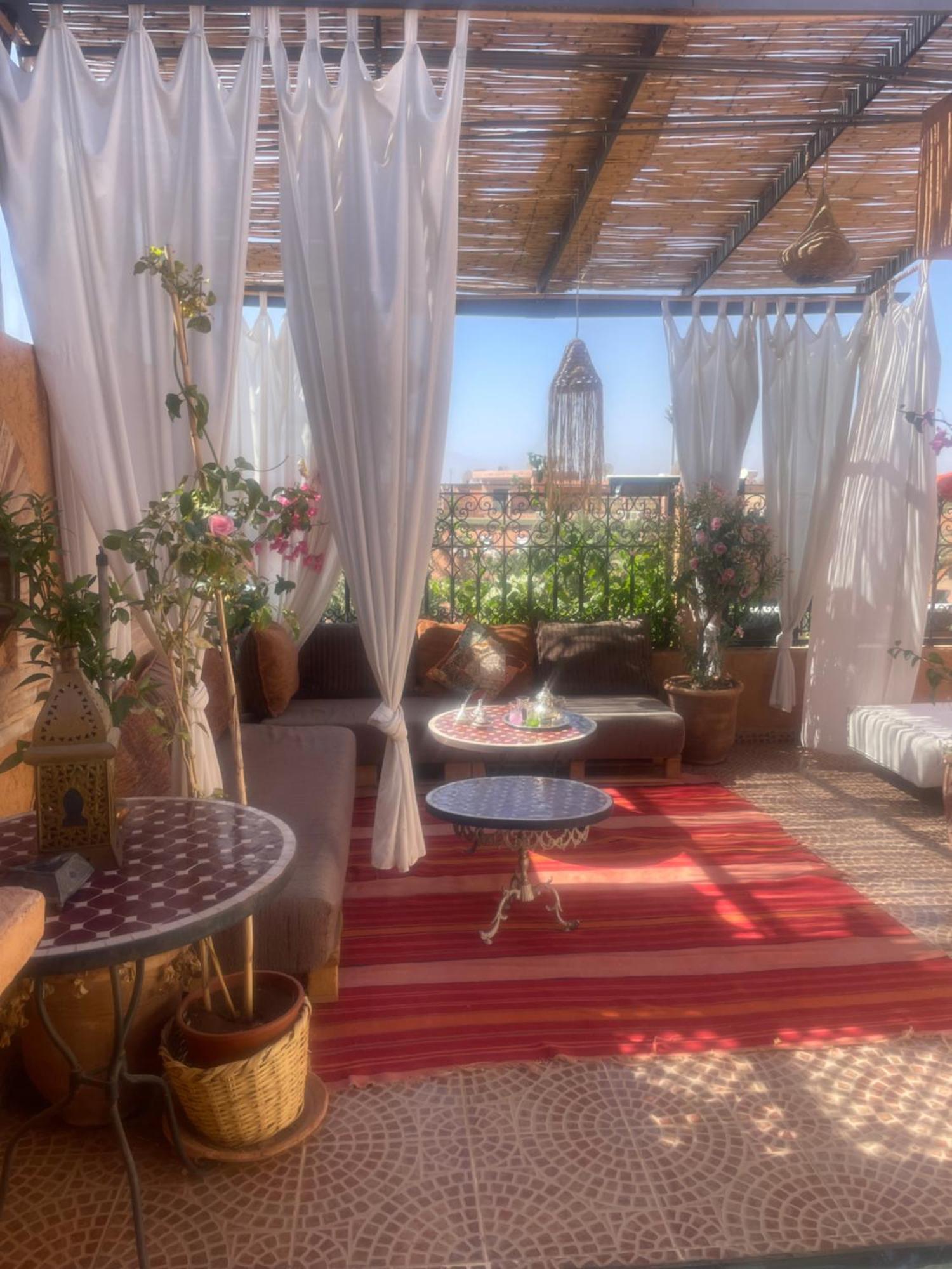 Riad Palmier Fleuri Marrakesh Ngoại thất bức ảnh